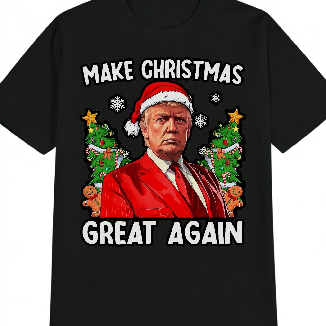 Donald Trump T-shirt
 "Make Christmas great again"